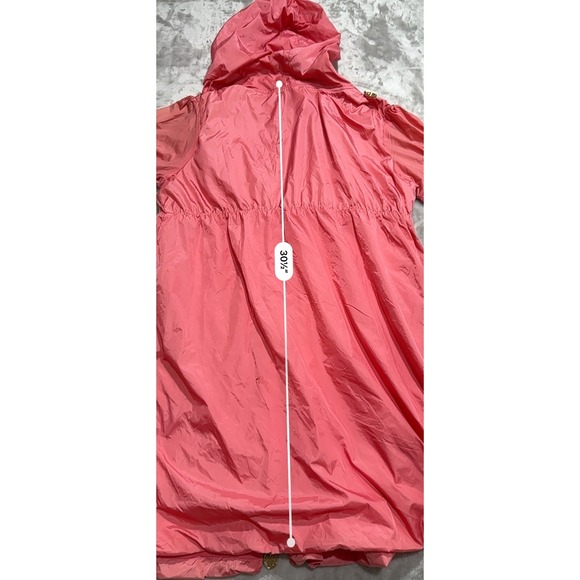 Sean John Hoodie Women's Size Large Pink Short Sleeve Full Zip Pockets EUC - Picture 11 of 11